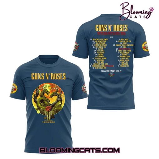 Guns N’ Roses x Bulgaria Tour Shirt – For Fan!