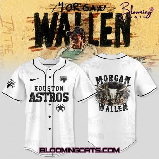 Houston Astros x Wallen Morgan Tour Merch 2025 Jersey