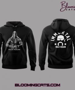 Hulk Hogan 1953–2025 Black Hoodie