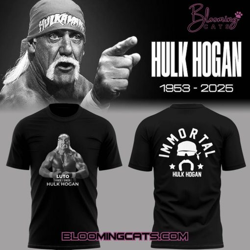 Hulk Hogan 1953–2025 Black T-shirt