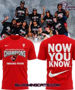 Indiana Fever 2025 WNBA Commissioner’s Cup Champions Special Edition T-Shirt