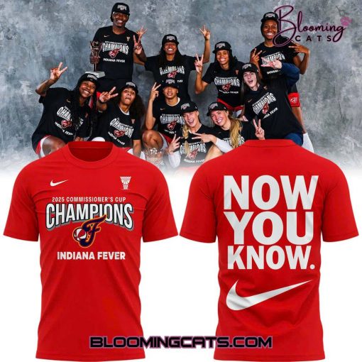 Indiana Fever 2025 WNBA Commissioner’s Cup Champions Special Edition T-Shirt