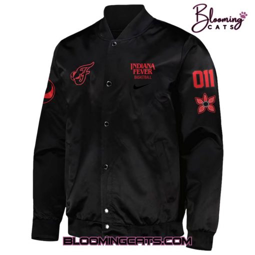 Indiana Fever Head Coach Stephanie White Stranger Things Bomber Jacket