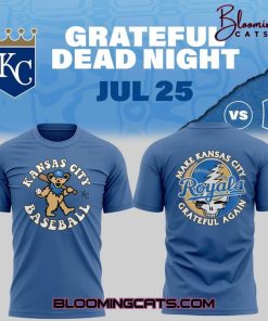 Kansas City Royals Grateful Dead Night Special Grey Tee