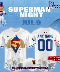 Kansas City Royals x Superman Night 2025 Custom Baseball Jersey