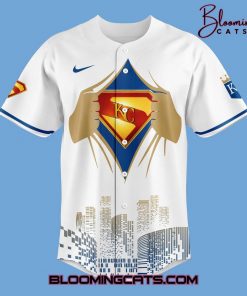 Kansas City Royals x Superman Night 2025 Custom Baseball Jersey