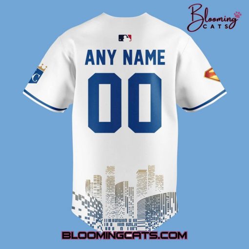 Kansas City Royals x Superman Night 2025 Custom Baseball Jersey