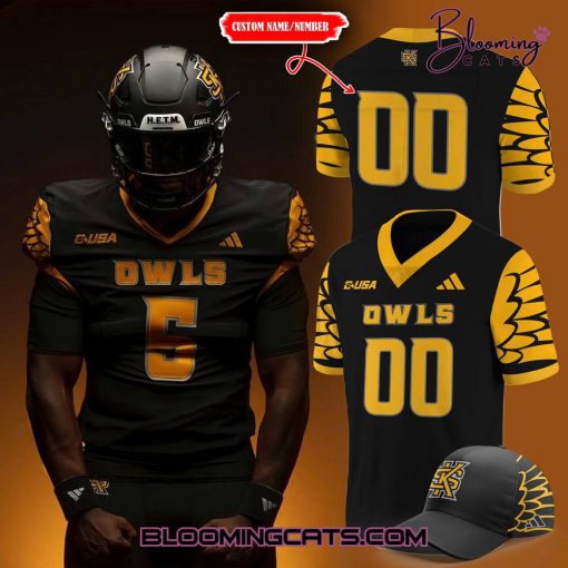 Kennesaw State Owls Black Uniform Football Jersey