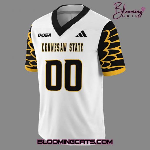 Kennesaw State Owls White Uniform Football Jersey