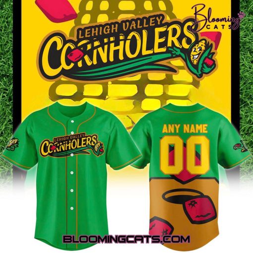 Lehigh Valley IronPigs Cornholers Custom Baseball Jersey