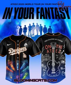 Los Angeles Dodgers x ATEEZ 2025 World Tour 2025 Limited Edition Jersey