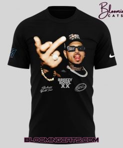 Miami Marlins x Chris Brown Breezy Bowl XX 2025 T-shirt