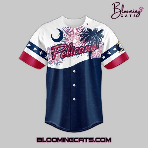 Myrtle Beach Pelicans Independence Day 2025 Jersey