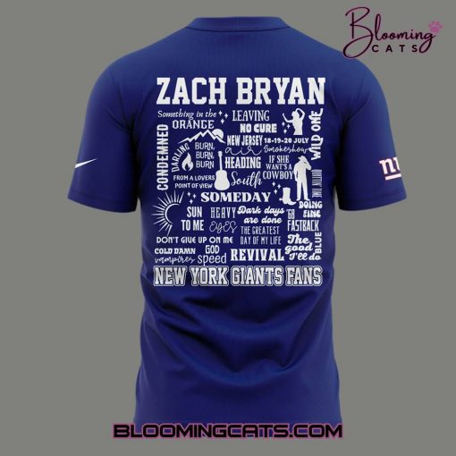 New York Giants x Zach Bryan Tour 2025 Shirt