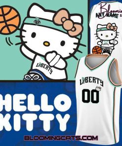 New York Liberty x Kitty Charm Basketball Jersey Custom Name & Number