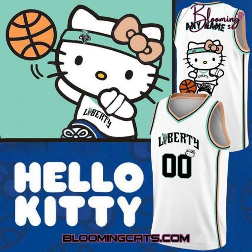 New York Liberty x Kitty Charm Basketball Jersey Custom Name & Number
