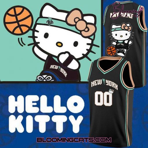 New York Liberty x Kitty Charm Basketball Jersey Custom Name & Number