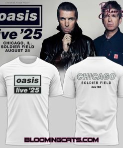 Oasis Live ’25 Tour Soldier Field T-Shirt – Limited Edition