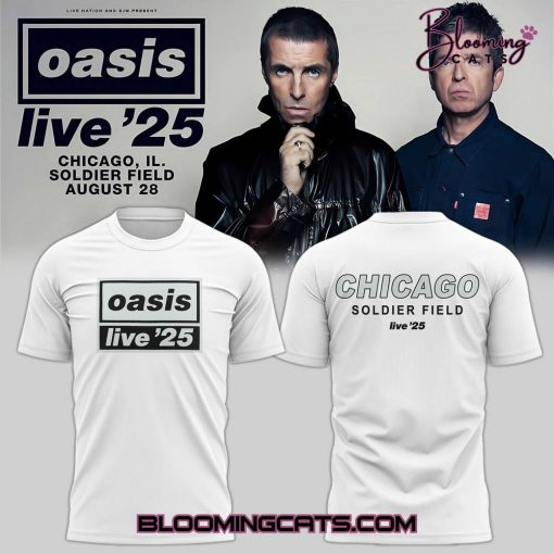 Oasis Live ’25 Tour Soldier Field T-Shirt – Limited Edition