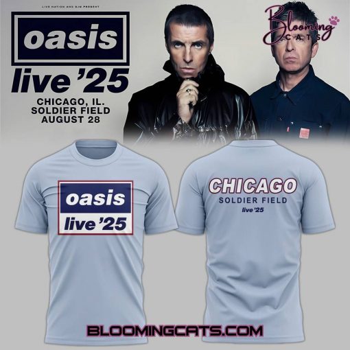 Oasis Live ’25 Tour Soldier Field T-Shirt – Limited Edition