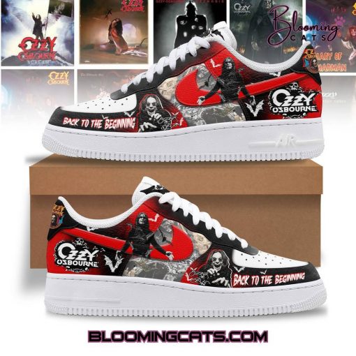 Ozzy Osbourne “Back to the Beginning” Air Force 1 Sneakers