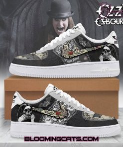 Ozzy Osbourne “Bill Ward” Special Black Air Force 1 Sneakers