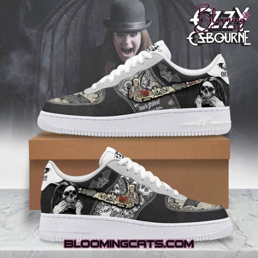 Ozzy Osbourne “Bill Ward” Special Black Air Force 1 Sneakers