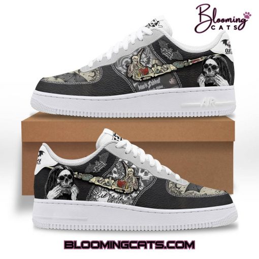 Ozzy Osbourne “Bill Ward” Special Black Air Force 1 Sneakers