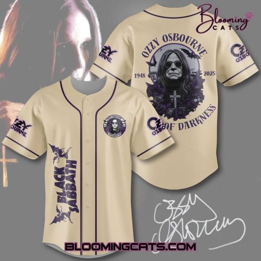 Ozzy Osbourne “Black Sabbath” 2025 Baseball Jersey