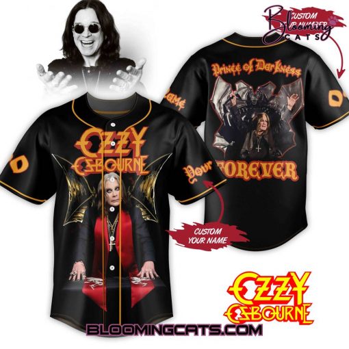 Ozzy Osbourne “Prince of Darkness” Limited Edition Baseball Jersey