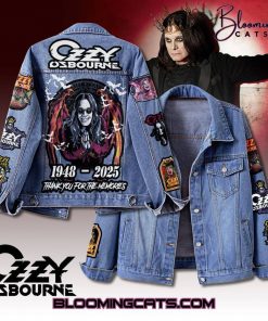 Ozzy Osbourne “Thank you for the memories” Denim Jacket