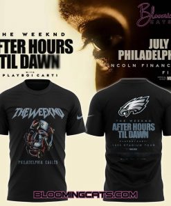 Philadelphia Eagles x The Weeknd after hours til dawn 2025 T-shirt
