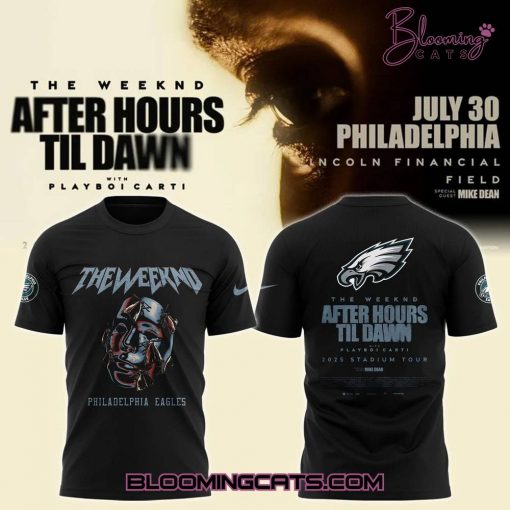 Philadelphia Eagles x The Weeknd after hours til dawn 2025 T-shirt