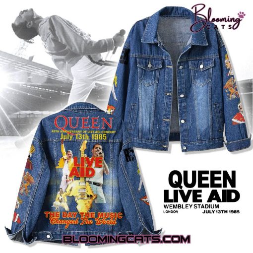 QUEEN LIVE AID 1985 Denim Jacket