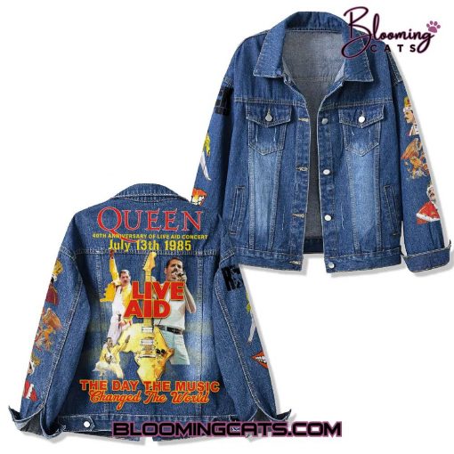QUEEN LIVE AID 1985 Denim Jacket