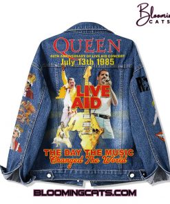 QUEEN LIVE AID 1985 Denim Jacket