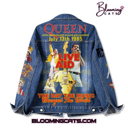 QUEEN LIVE AID 1985 Denim Jacket