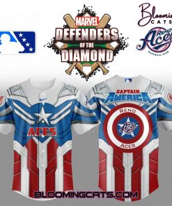 Reno Aces x Captain America 2025 Jersey