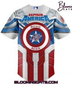 Reno Aces x Captain America 2025 Jersey