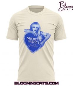 Sabrina Carpenter Short n’ Sweet Tour T-Shirt – Cream – Limited Edition