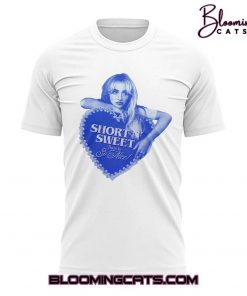 Sabrina Carpenter Short n’ Sweet Tour T-Shirt – White – Limited Edition