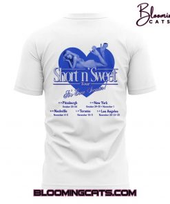 Sabrina Carpenter Short n Sweet Tour TShirt White Limited Edition