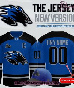 Saint John Sea Dogs Hockey Special New 2025 Hockey Jersey – Blue
