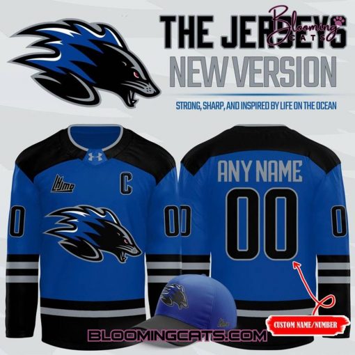 Saint John Sea Dogs Hockey Special New 2025 Hockey Jersey – Blue