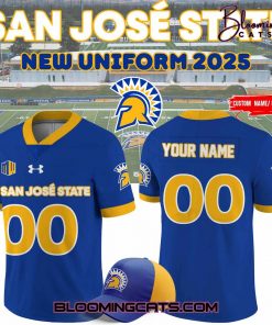 San José State Football 2025 New Uniform Football Jersey