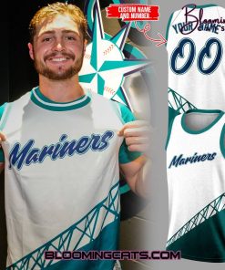Seattle Mariners Custom Basketball Jersey-Limited Edition