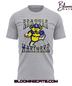 Seattle Mariners Grateful Dead Night Special Grey Tee