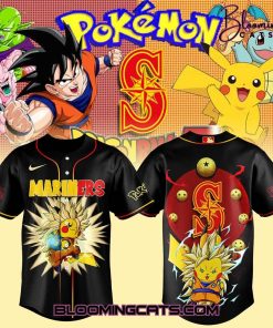 Seattle Mariners Pikachu x DragonBall Limited Edition Jersey
