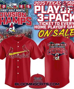 Springfield Cardinals 2025 First Half North Divison Champions Baseball Jersey