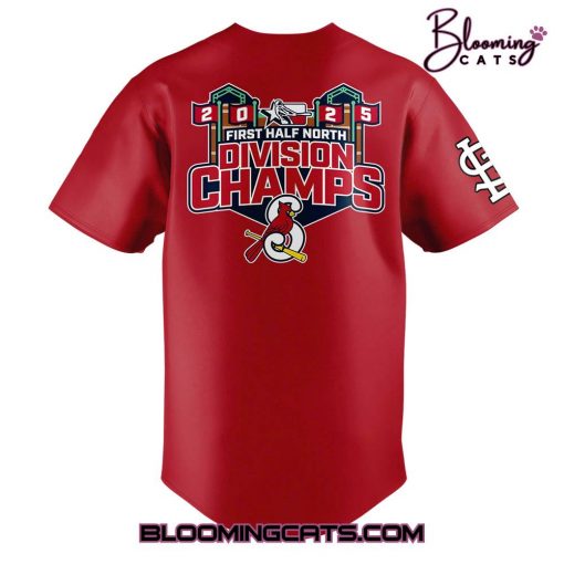 Springfield Cardinals 2025 First Half North Divison Champions Baseball Jersey